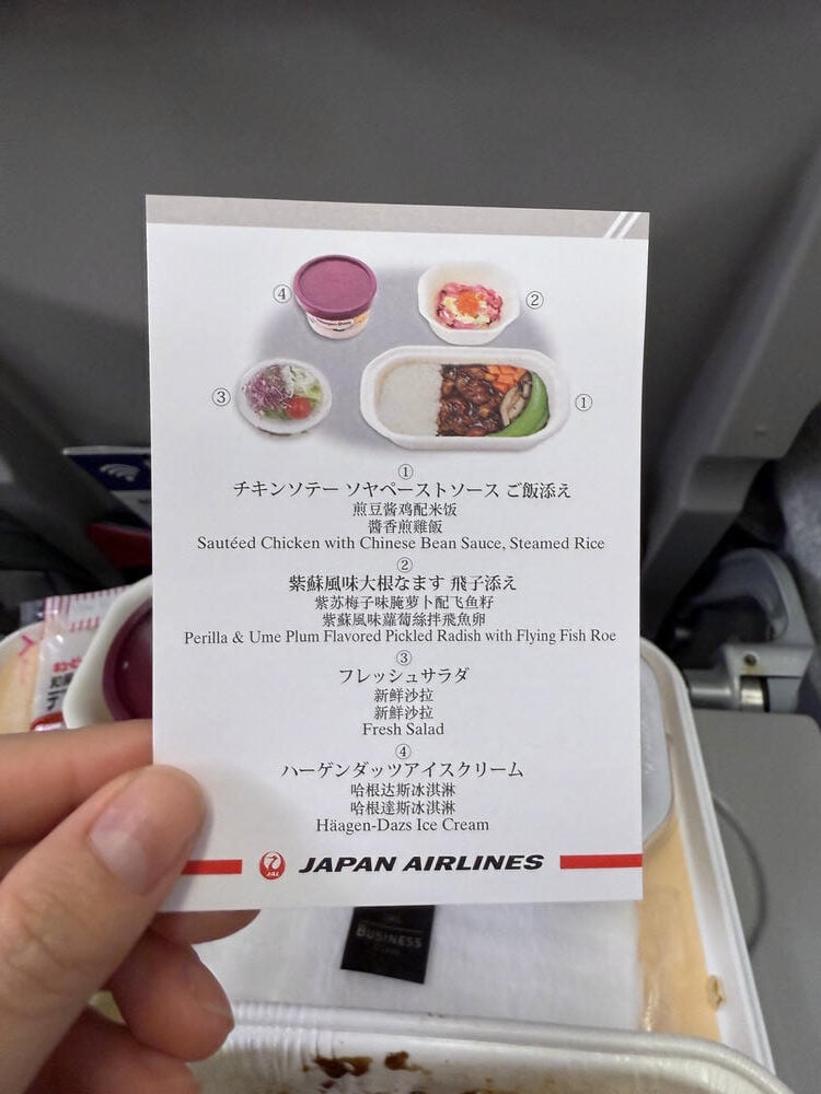 日本航空經濟艙